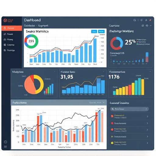 Example of a Tableau dashboard showing sales performance metrics.